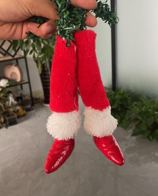 Grinch Arm Leg Head Ornaments Holder Christmas Tree Decorations Xmas Party Gift