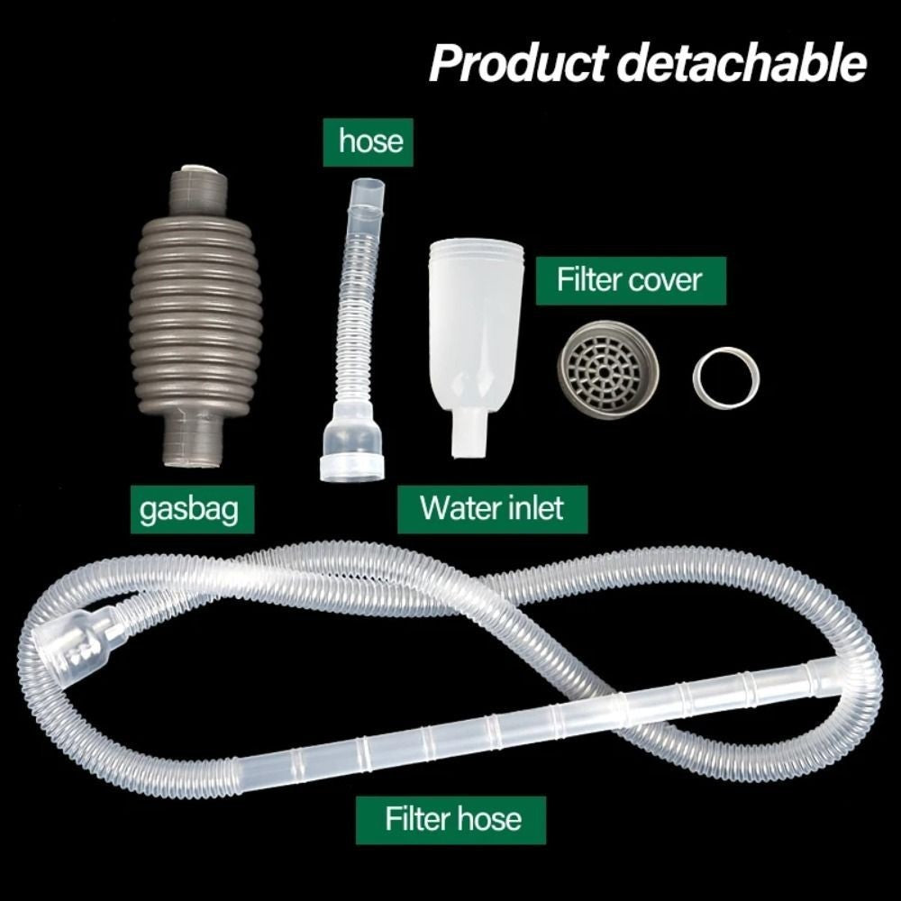 1Pcs 140cm Fish Tank Cleaning Accessories Handheld Vacuum Siphon Pump