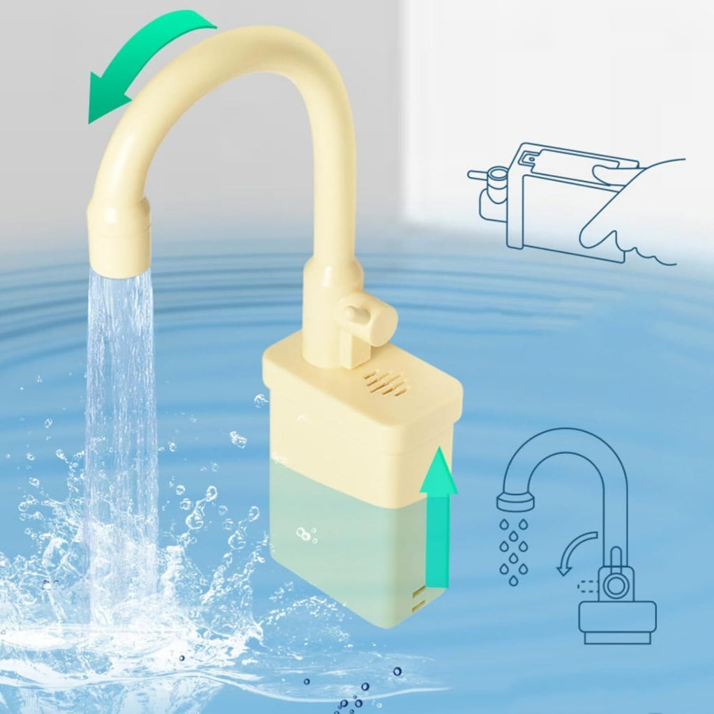 Children's Kitchen Sink Toy With Running Water Faucet Pretend Play Set Kids