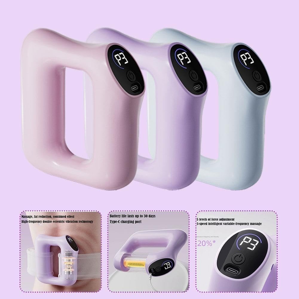 Fast Fat Burning Yoga Ring Massager,Portable Full-Body Electric Fascia Ring