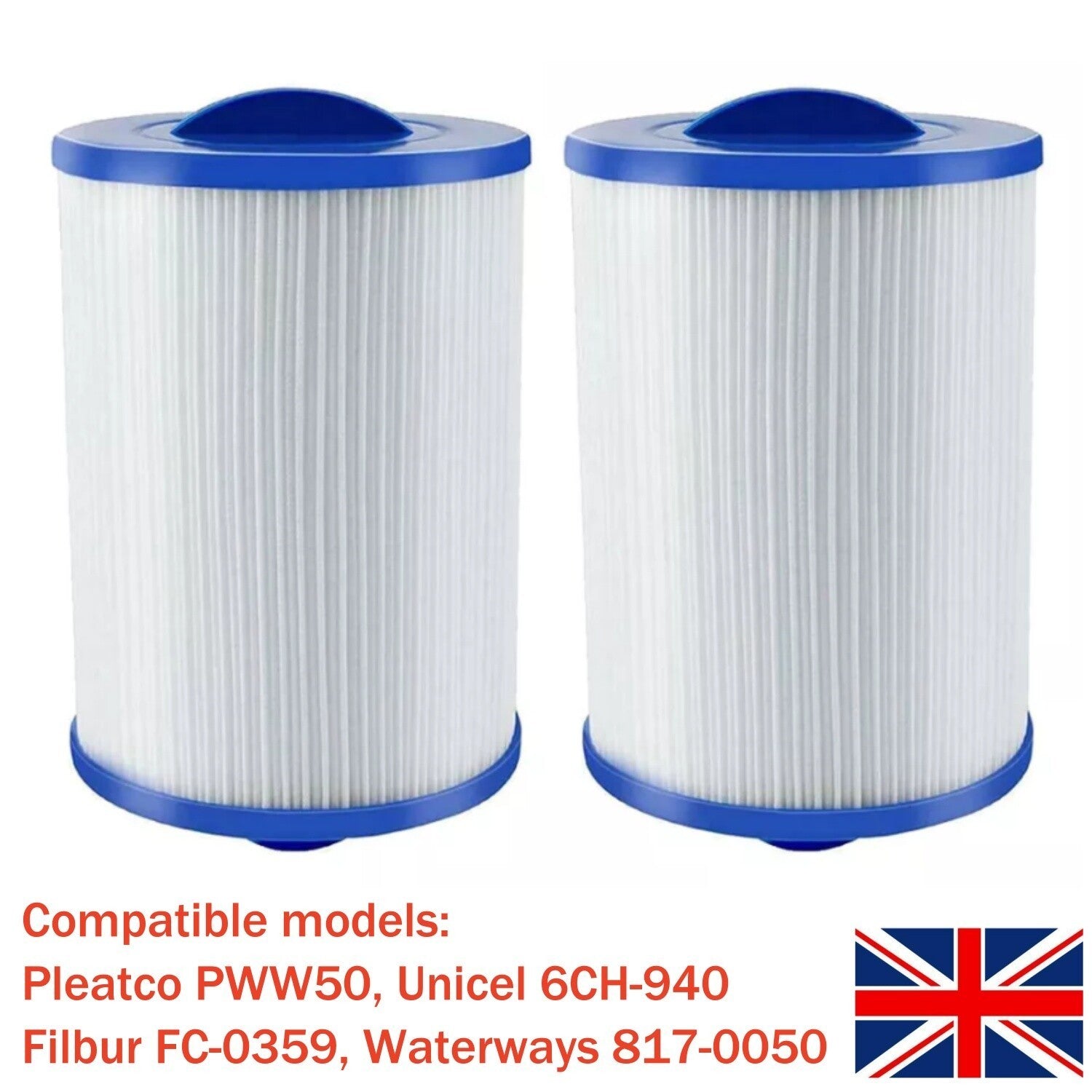 2-6X Compatible Filter PWW50 SPA Hot Tub Filters 6CH-940 Superior Spas Pool Tool