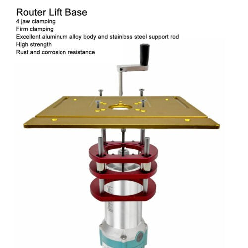Router Lift for 65mm Diameter Motors-Wood Router Table Working Benches-DIY-Tools