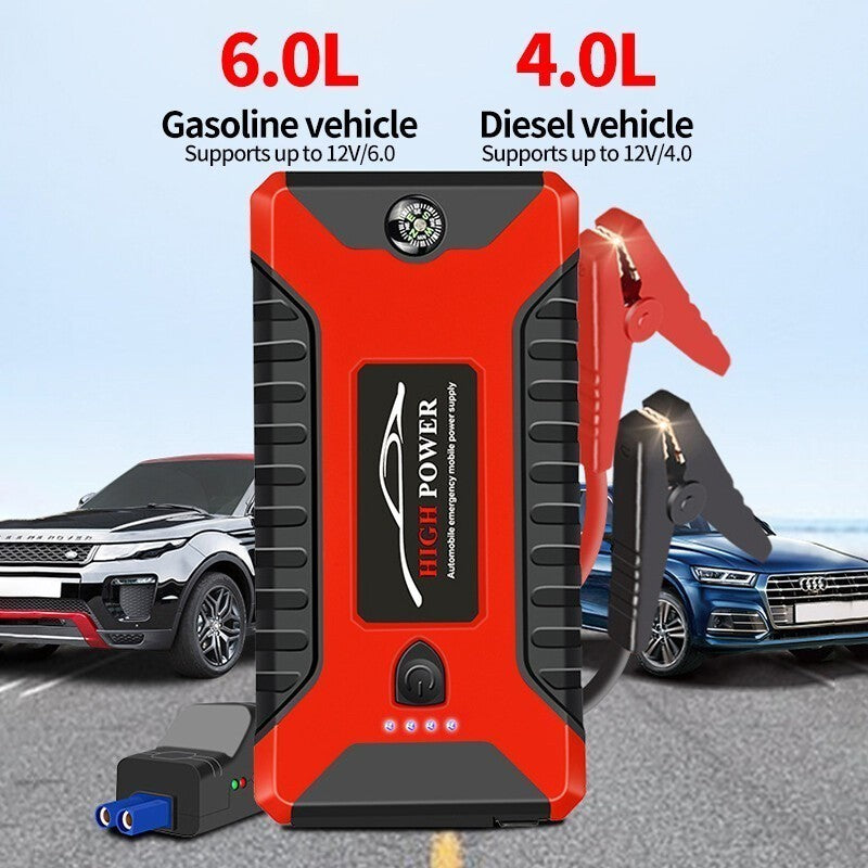 99800mAh Car Jump Starter Pack Booster Battery Charger Emergency Power Bank UK