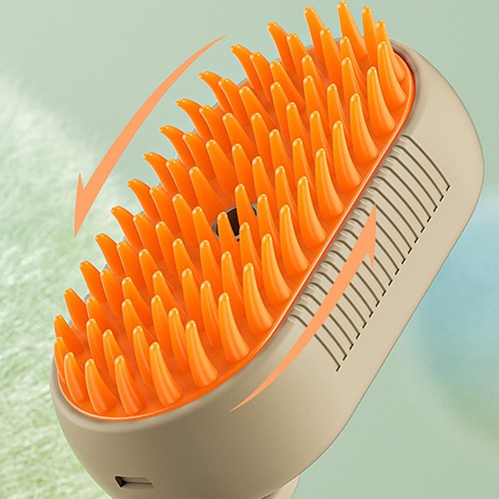 Cat Steam Brush Steamy Dog Brush 3 In 1 Electric Spray Pet Hair Brushes Massage