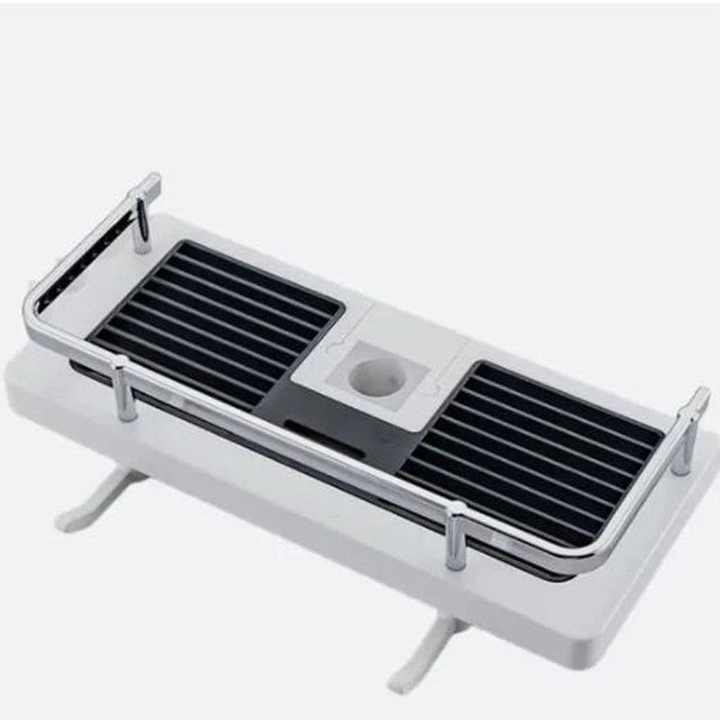 Bathroom Shelf Shower Pole Caddy Rack Storage Organiser Tray Holder Shelf UK