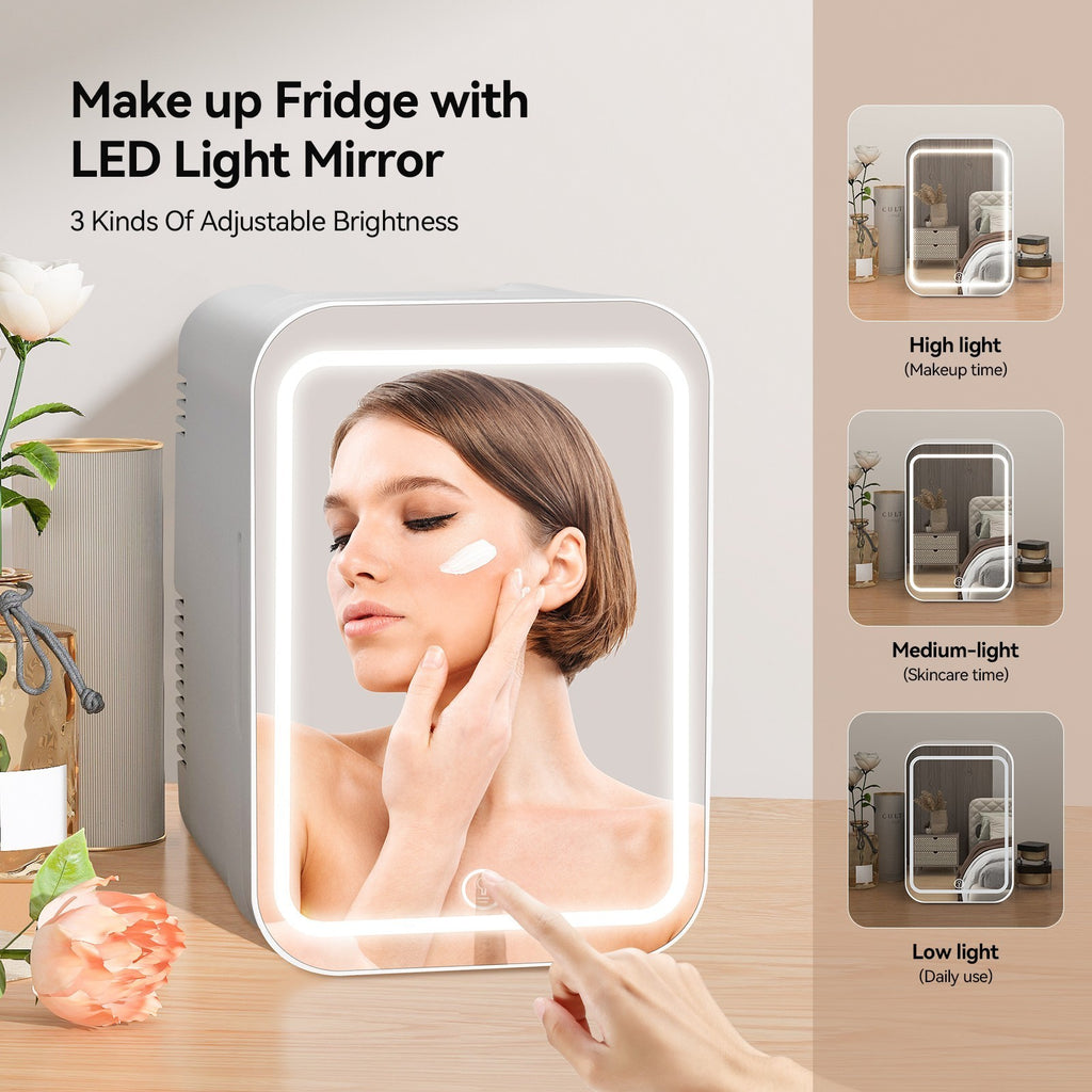 Mini Fridge 4L Portable Table Top Electric Small Cooler Warmer Ice Box Car Home
