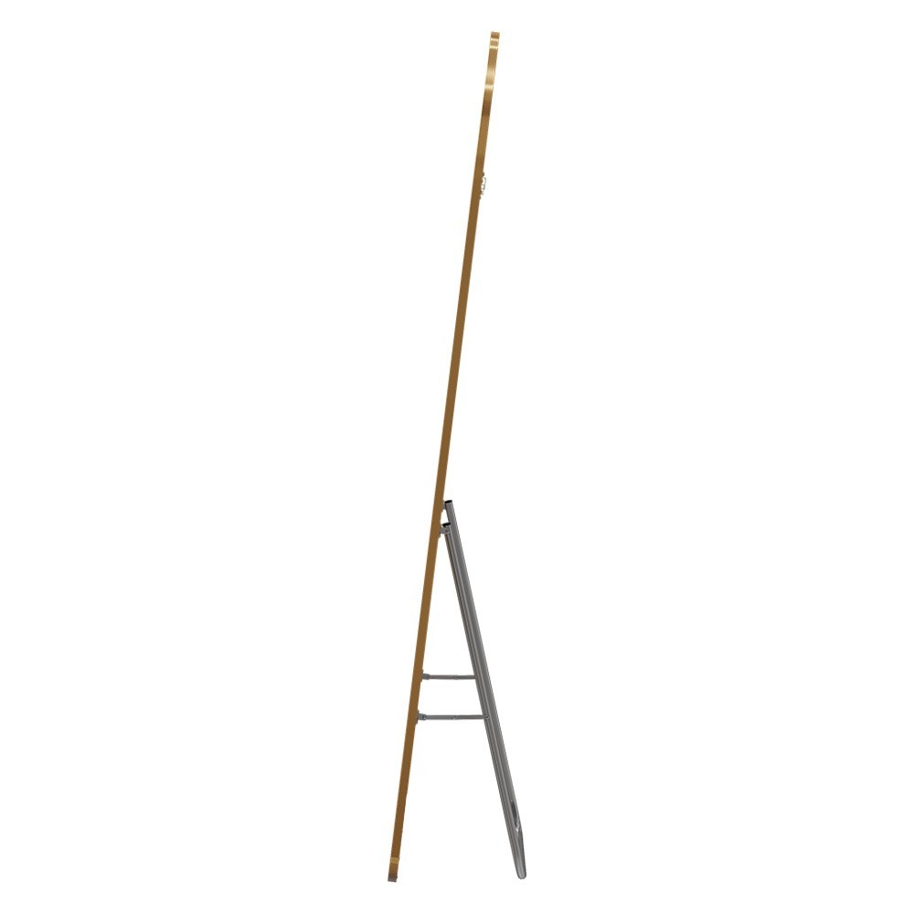 Arched Home Full Length Mirror Floor Wall Hanging Mirror with Stand 50x160cm