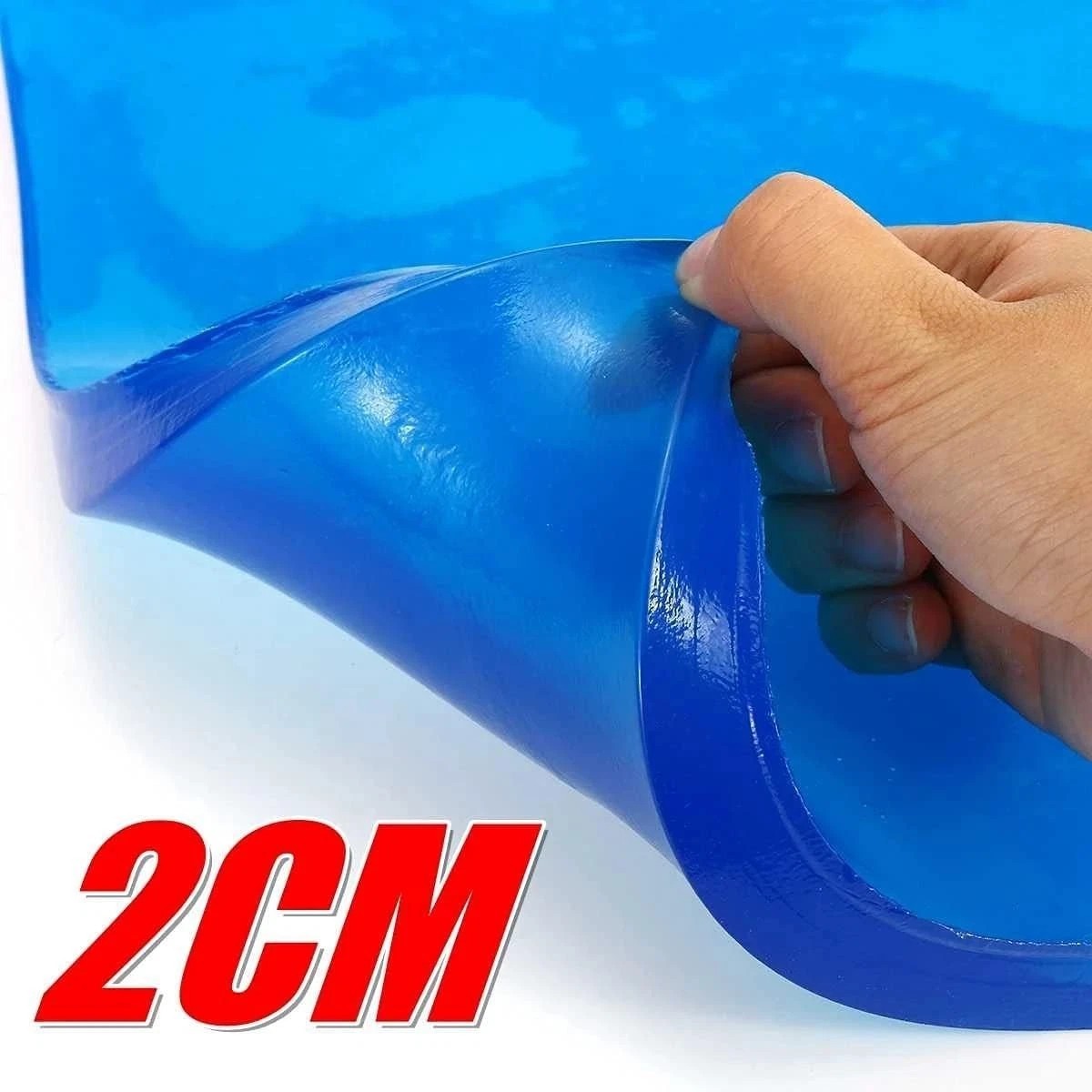 Motorcycle Seat Gel Pad Shock Absorption Mats DIY Soft Cooling Cushion 25*25*2CM