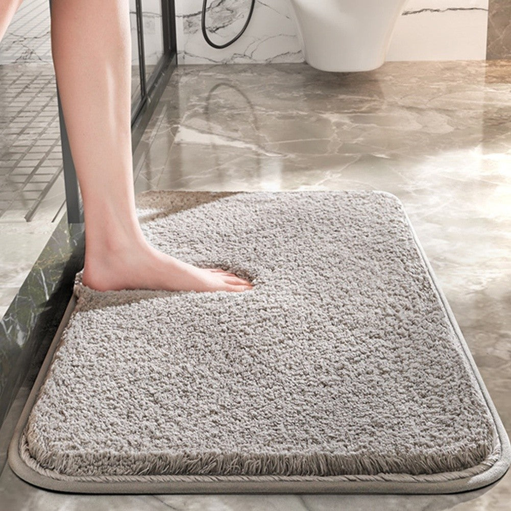Quick Dry Non Slip Microfiber Floor Mat for Bathroom Rug 40x60cm 50x80cm