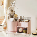 Sliding Lid Toothbrush Organizer,Rotating Toothbrush Holder,Porta Cepillos