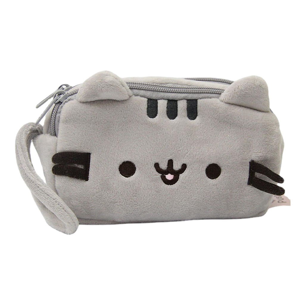 Plush Pencil Case Cute Cat Pencil Bag Makeup Bag Storage Pouch Multipurpose