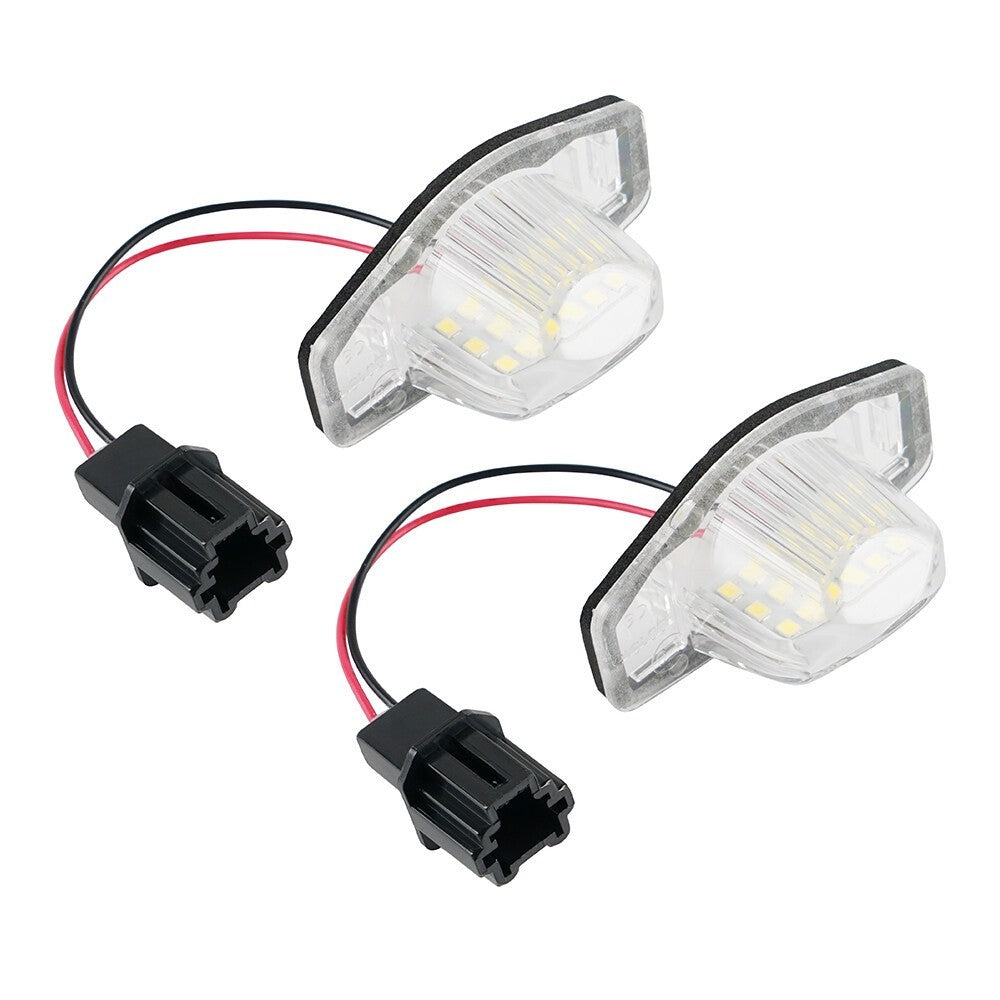 2x LED Number Plate Licence Light Fit Honda Jazz Insight Odyssay CRV FR-V Stream
