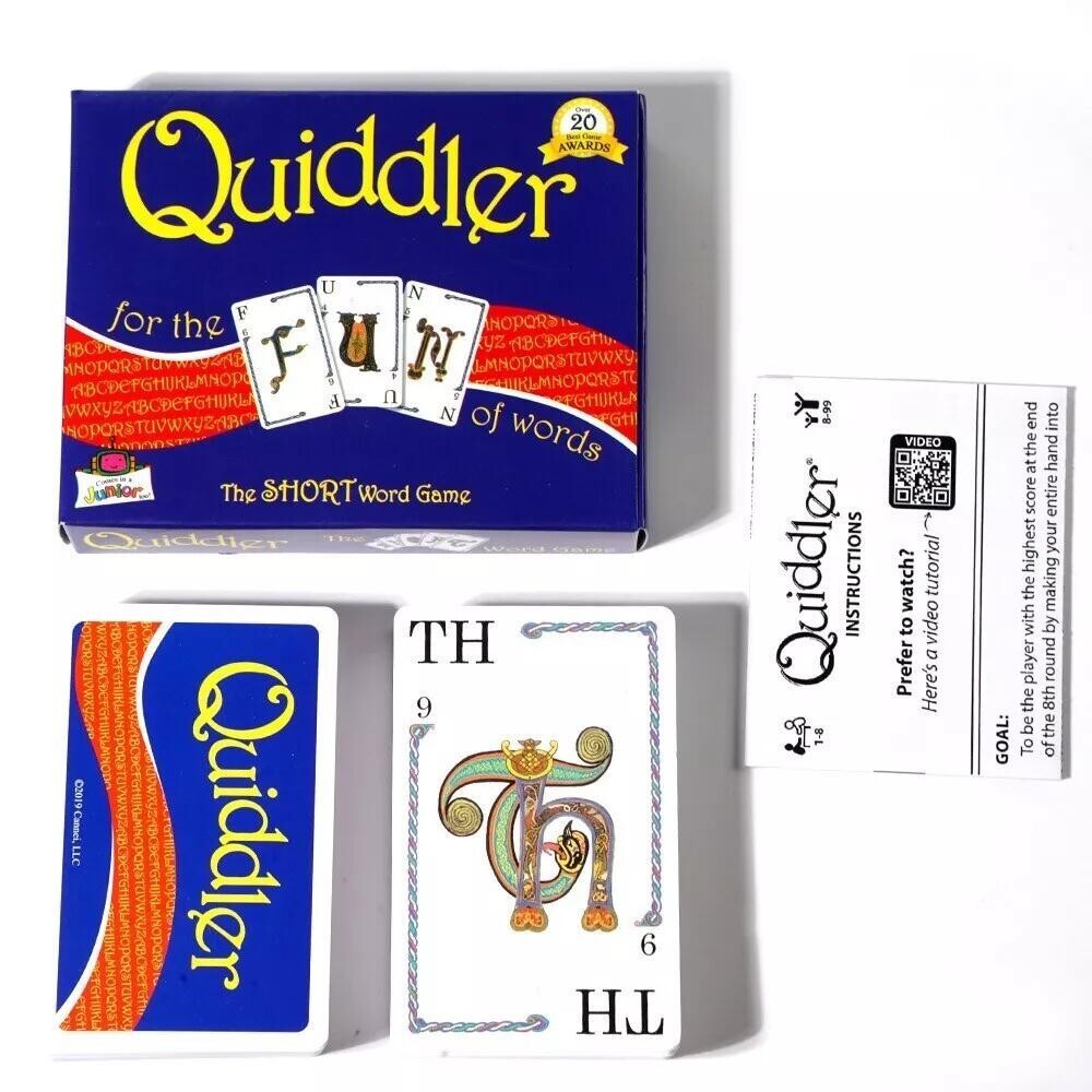 Quiddler Card Game Board Game Entertainment Couples Friends Family