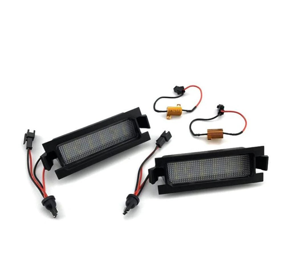 Pair LED License Number Plate Lamp Light For Hyundai I30 2011-17 Kia Ceed 12-17