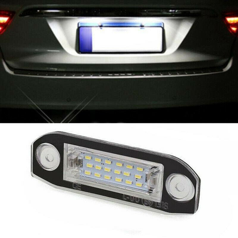 Pair LED Number License Plate Lights Bulbs For Volvo V70 V60 S40 XC60 ERROR FREE