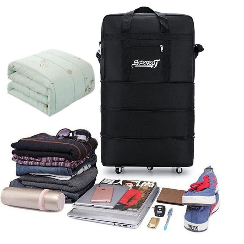 42" Extra Large Lightweight Luggage Trolley Suitcase Travel Bag Handbag Bag