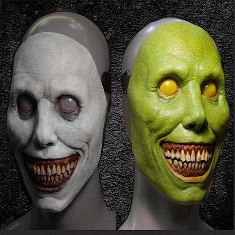 Halloween Scary Mask Smiling Devil Horror Cosplay Costume Party Halloween Prop