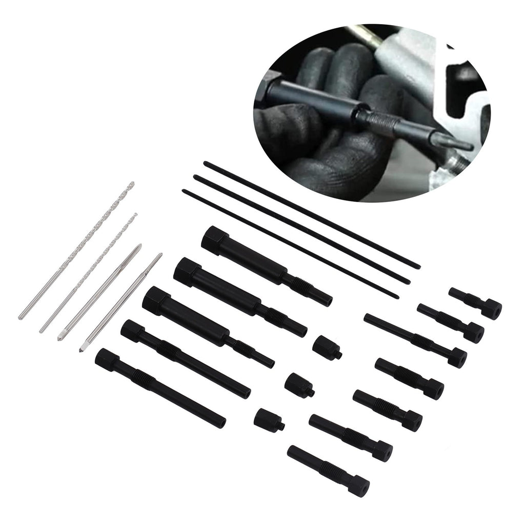 22Pcs Glow Plug Remover Extraction Removal Tool Set With Storage Box For M10 M8