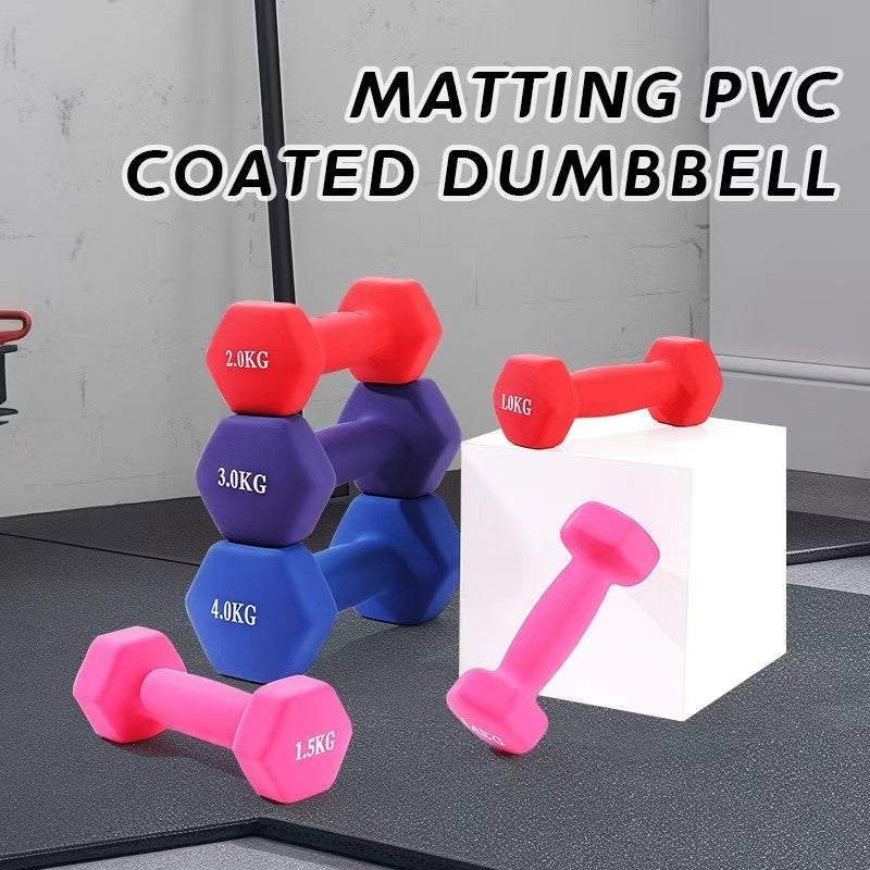 Pair 1kg 2kg 3kg Dumbbell Fitness Hand Weights Set for Women Home Gym Workout UK