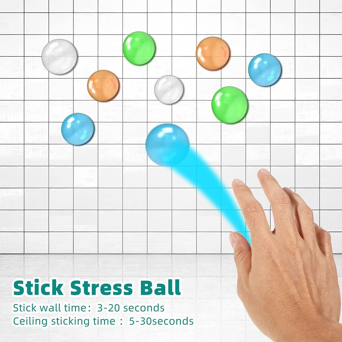 12PCS In The Night Ball That Stick Relax Balls Glorbs Ball Ceiling Ball Glow