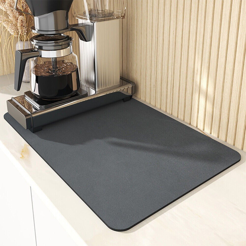 Super Absorbent Kitchen Draining Mat Drying Mat Quick Dry Drain Pad for Dishes