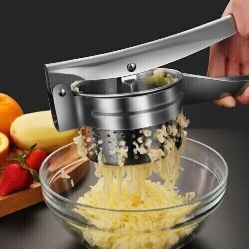 HEAVY DUTY POTATO RICER STAINLESS STEEL MASHER FRUIT VEGETABLE PRESS