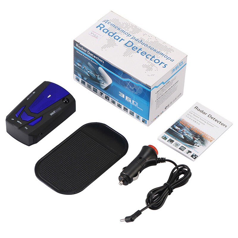 New Car Radar 16 Band V7 GPS Speed Police Safe Detector Voice Alert Laser 360°.