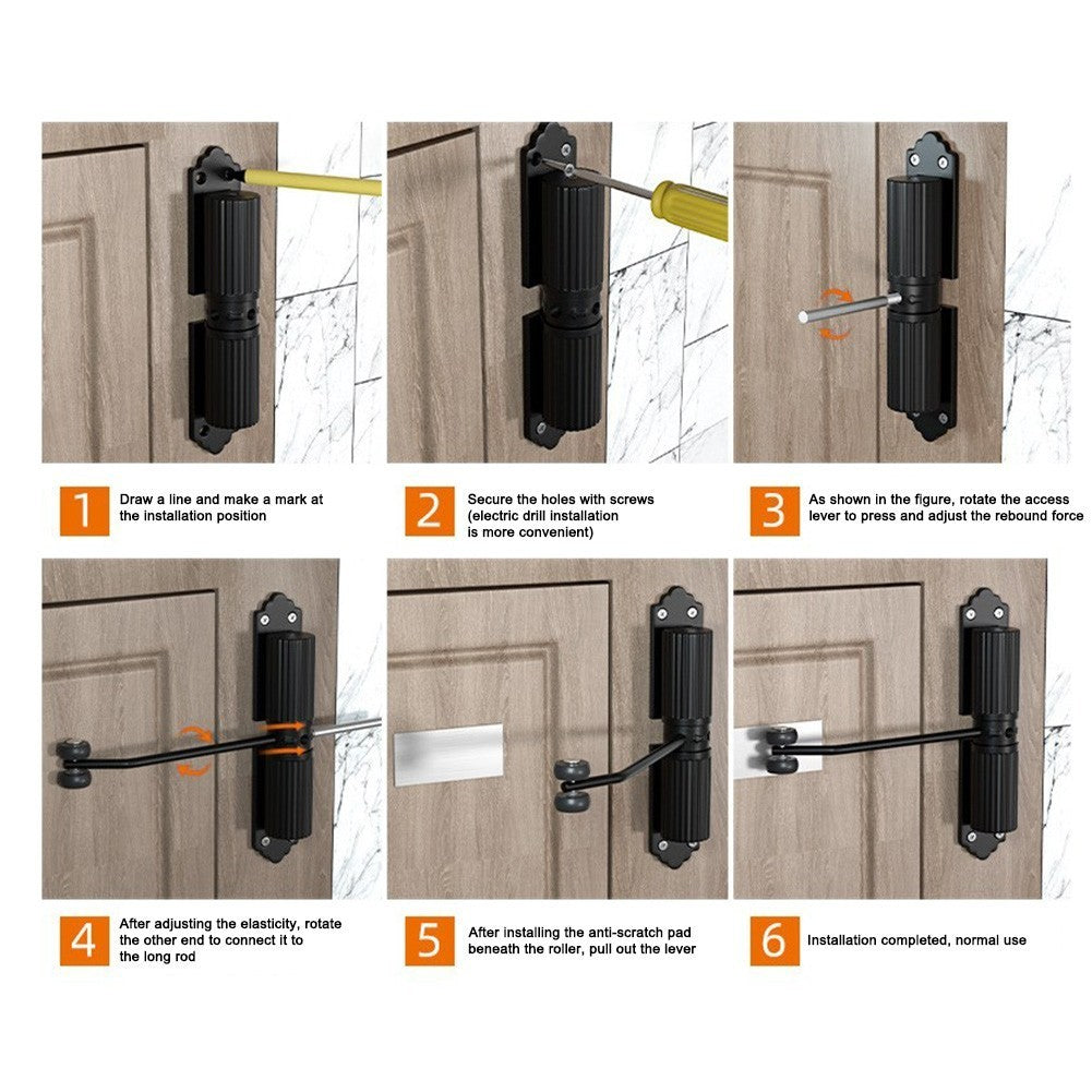 Door Closer For Garden Automatic Door Closer For Home Elegant Appearance