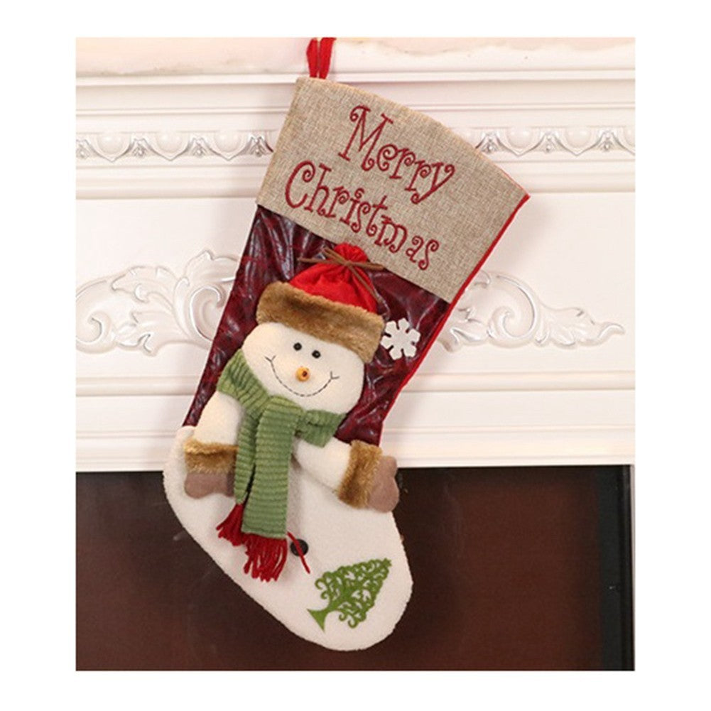 Christmas Stocking Set of 2, Xmas Stockings for Tree Decoration,4343