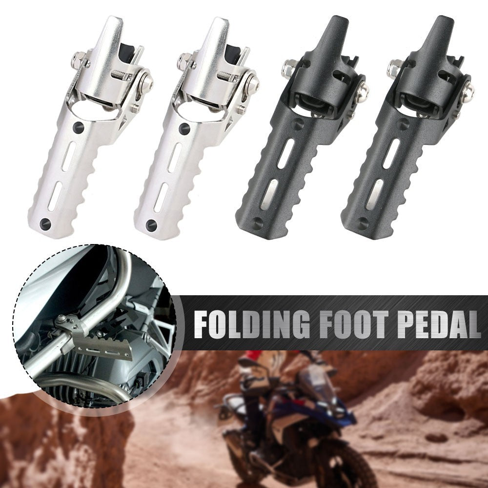 25mm Highway Foot Pegs Rest Folding Footrests Crash Bars Mount For BMW R1200GS