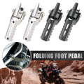 25mm Highway Foot Pegs Rest Folding Footrests Crash Bars Mount For BMW R1200GS
