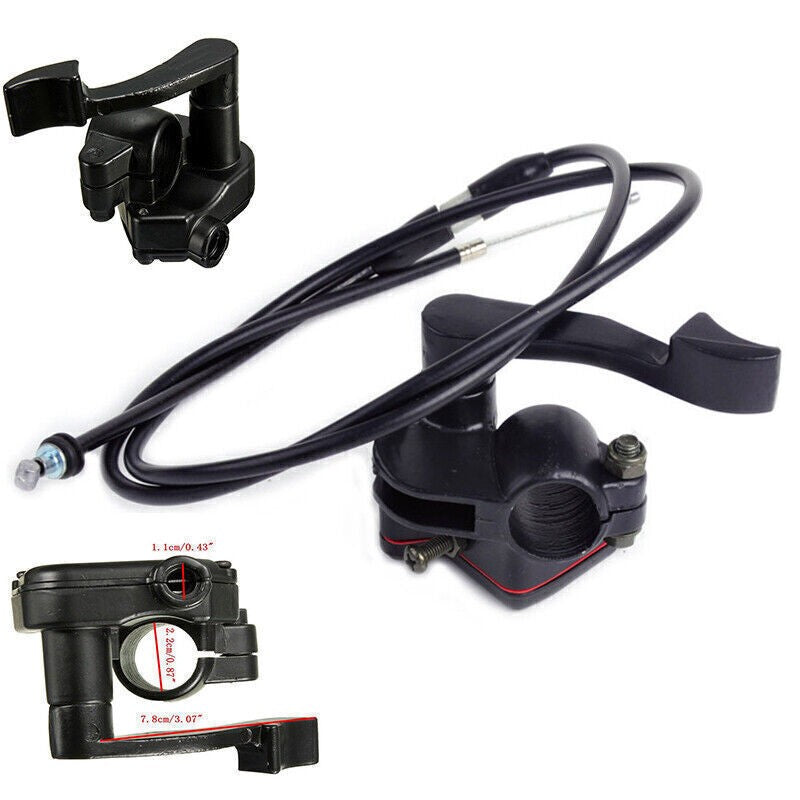 Thumb Throttle Accelerator Brake Lever Cable For 50cc 70 90 110 125cc ATV Quad