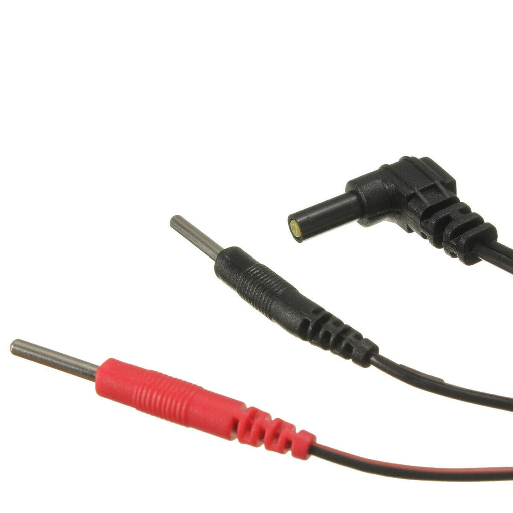 For Tens / Ems Machine Electrode Lead Wires Cables Standard Connection Plug x4