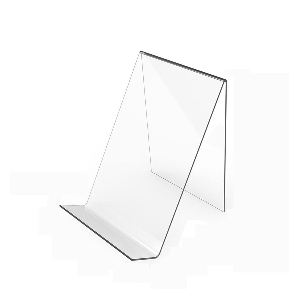 Acrylic Display Stand Clear Easel Tablet Holder Fashion Book Shelf  Notebooks