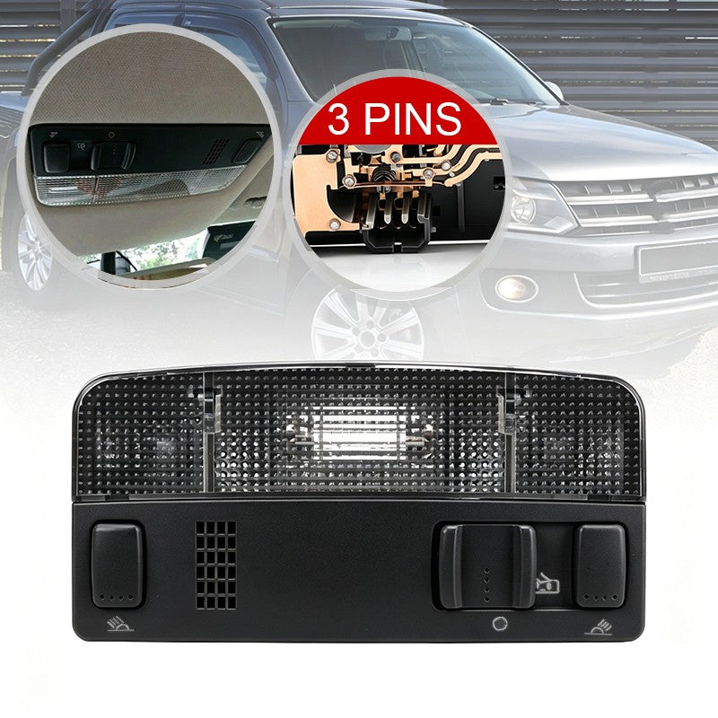 Front Interior Roof Light Lamp 3B0947105C For Seat Skoda VW Transporter T5 BLACK