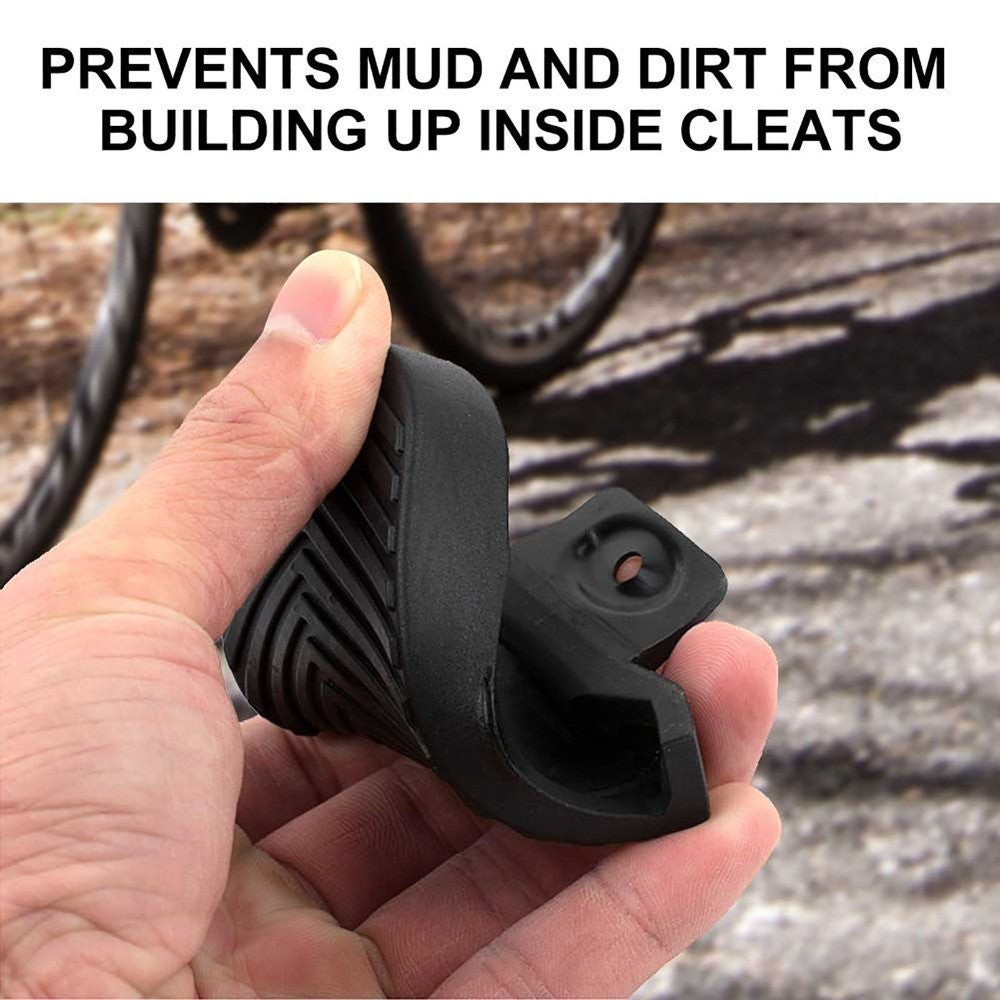 1 pair Black Bike Cleats Cover for Shimano SPD-SL Cleats SH10 SH11 SH12