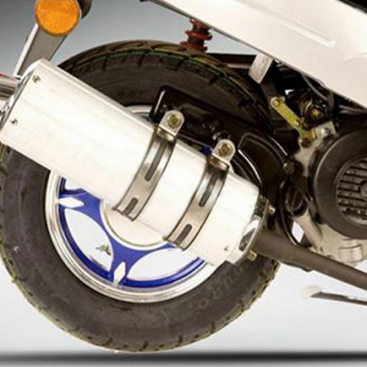 10cm Motorcycle Exhaust Muffler Silencer Hanger Clamp Strap Mount Bracket