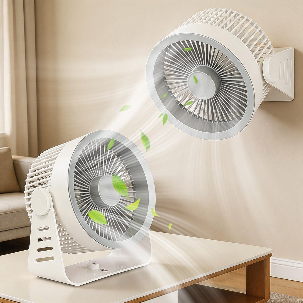 Rechargeable USB Desk Fan Portable Mini Cooling Fan 5 Speed Quiet Office.*