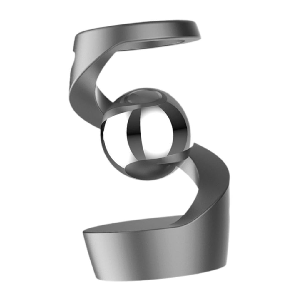 Gravity Defying Kinetic Desk Toy Metal for Adults Desktop Rotating Gyroscope