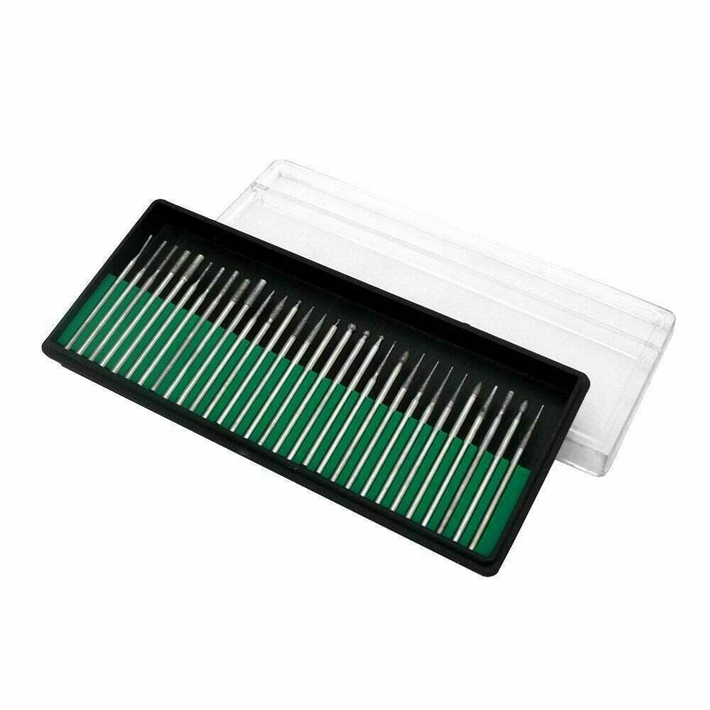 30PCS Bits Nail Art Electric File Drill  Replacement Manicure Pedicure Tools