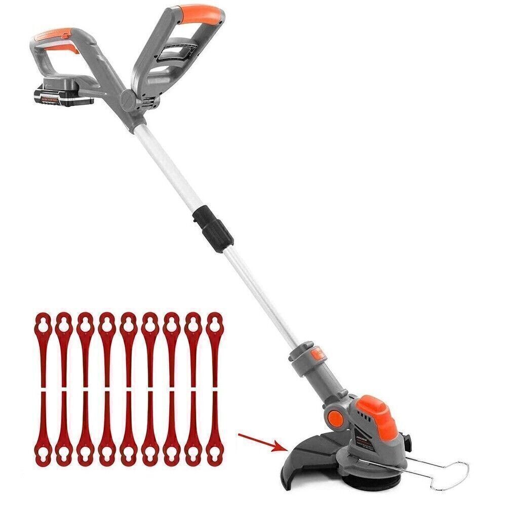 100X For Terratek Grass Strimmer Cordless Strimmer TTCGT18 Blades-ReplacementA
