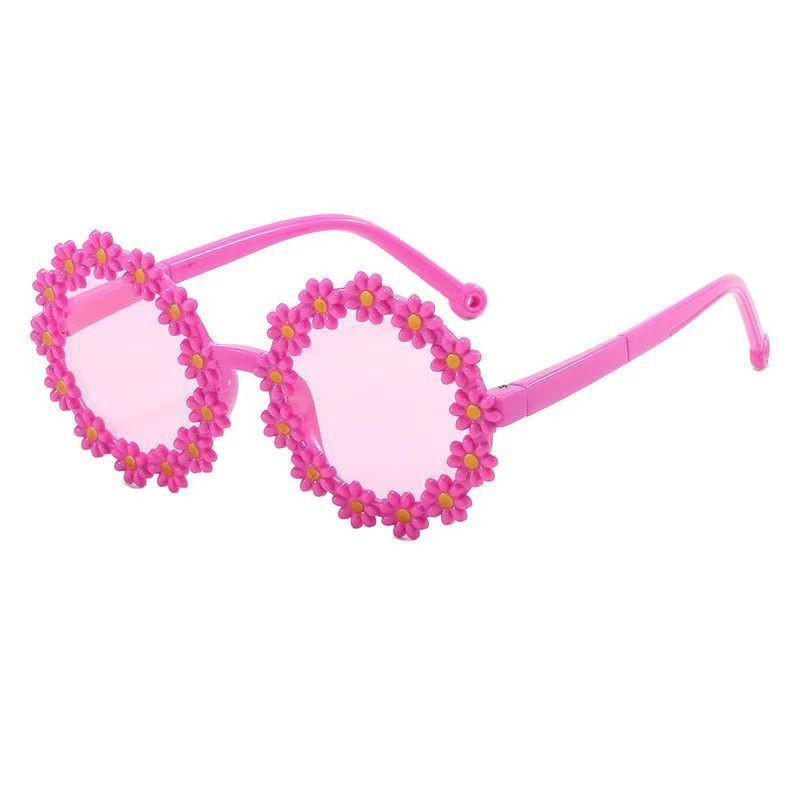 Cute Flower-Shaped Sun-Protective Sunglasses For Children