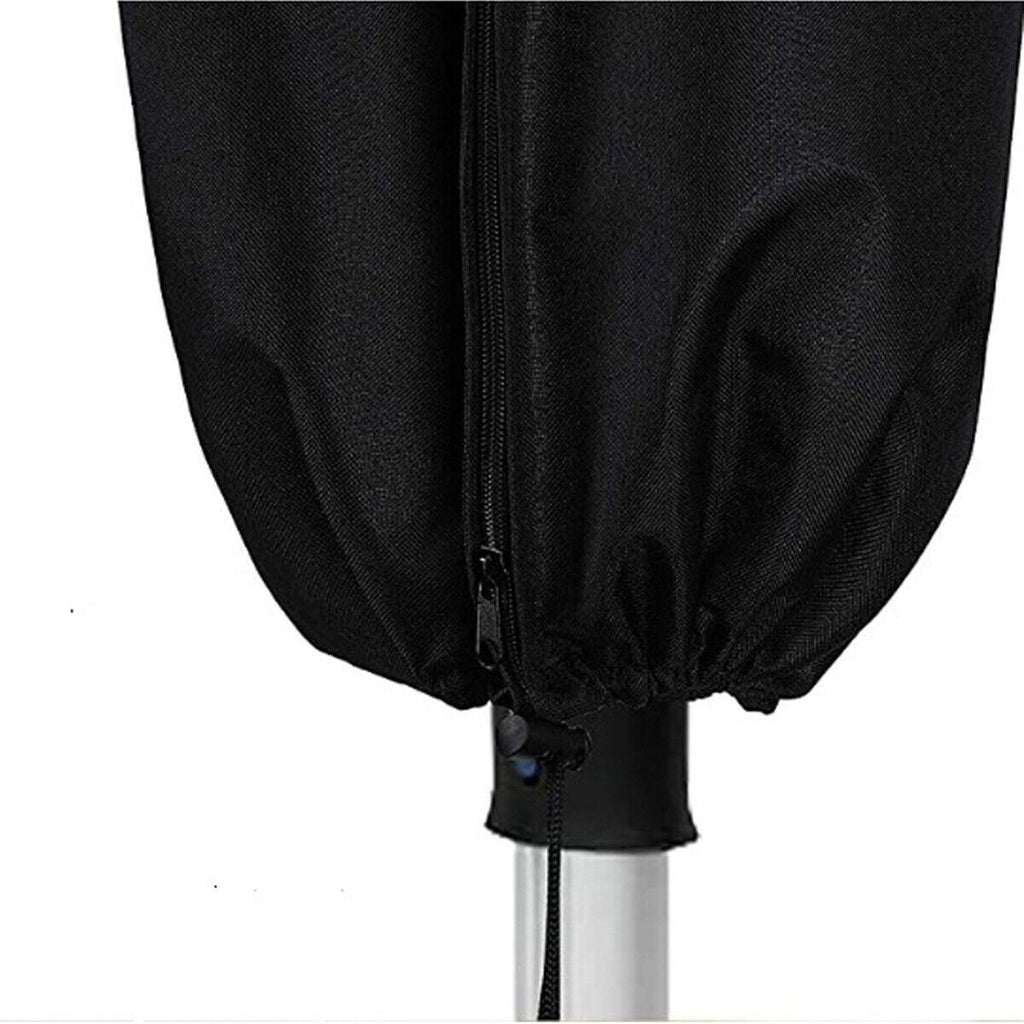 2x Heavy-Duty Waterproof Rotary Washing Line Cover with Zip Airer Protection