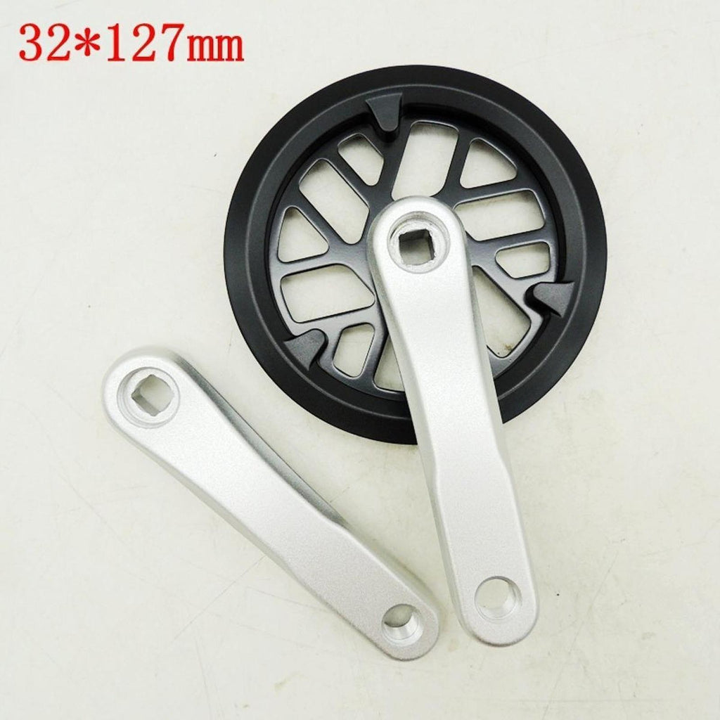 Kids Bike Crankset Crank Set 32T Bike Crank Arm Set Square