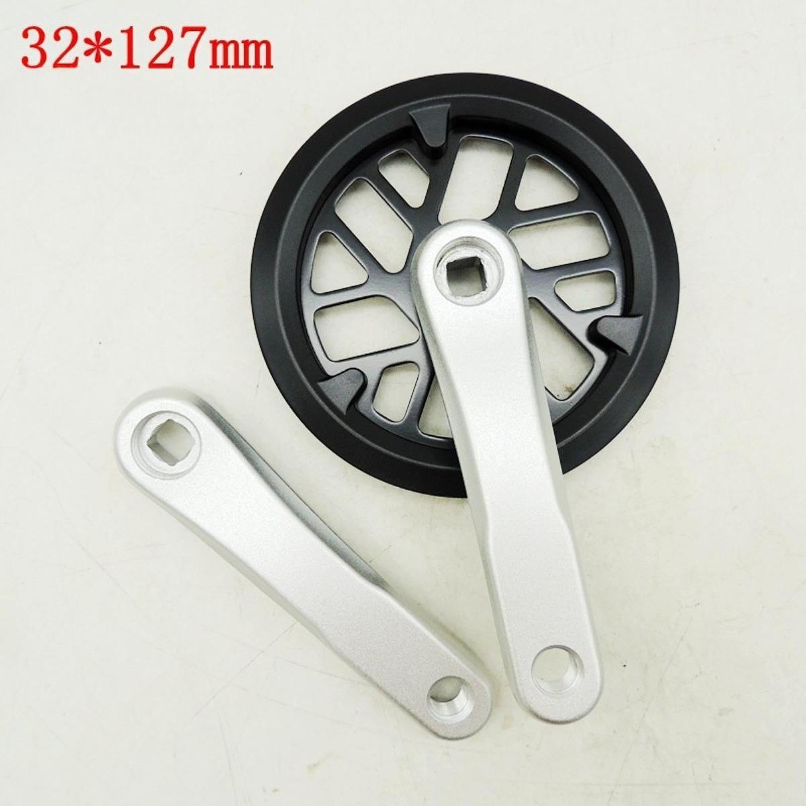 Kids Bike Crankset Crank Set 32T Bike Crank Arm Set Square