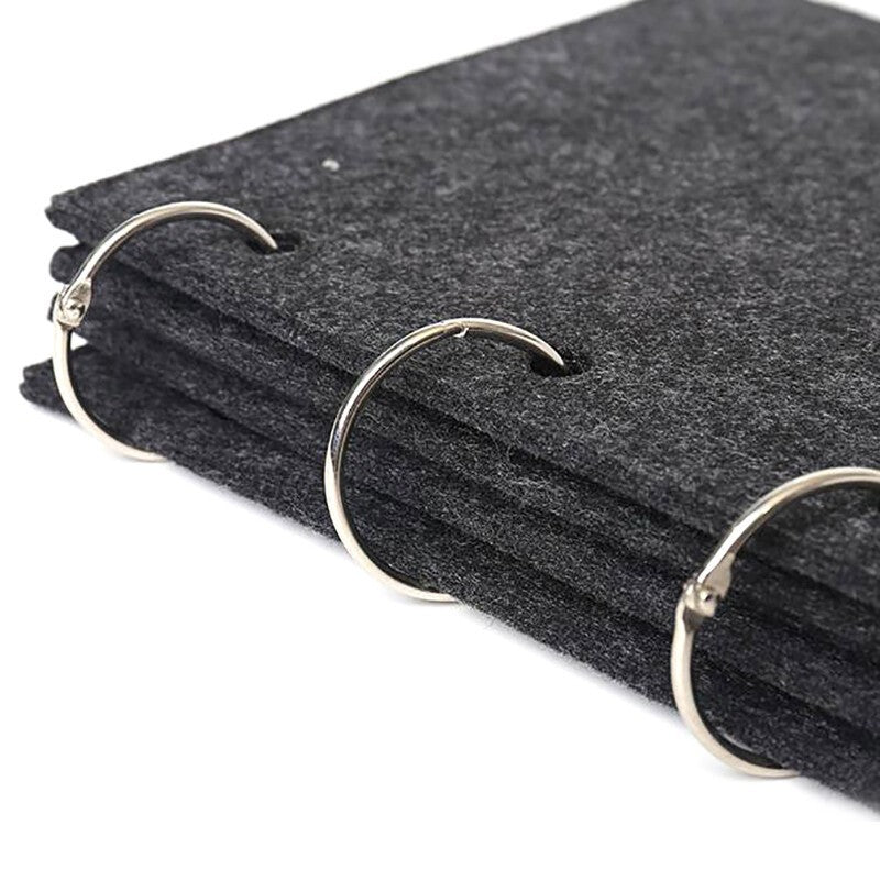 Felt Brooch Storage Book Metal Badge Chest Holder Box Pin Display Case Board