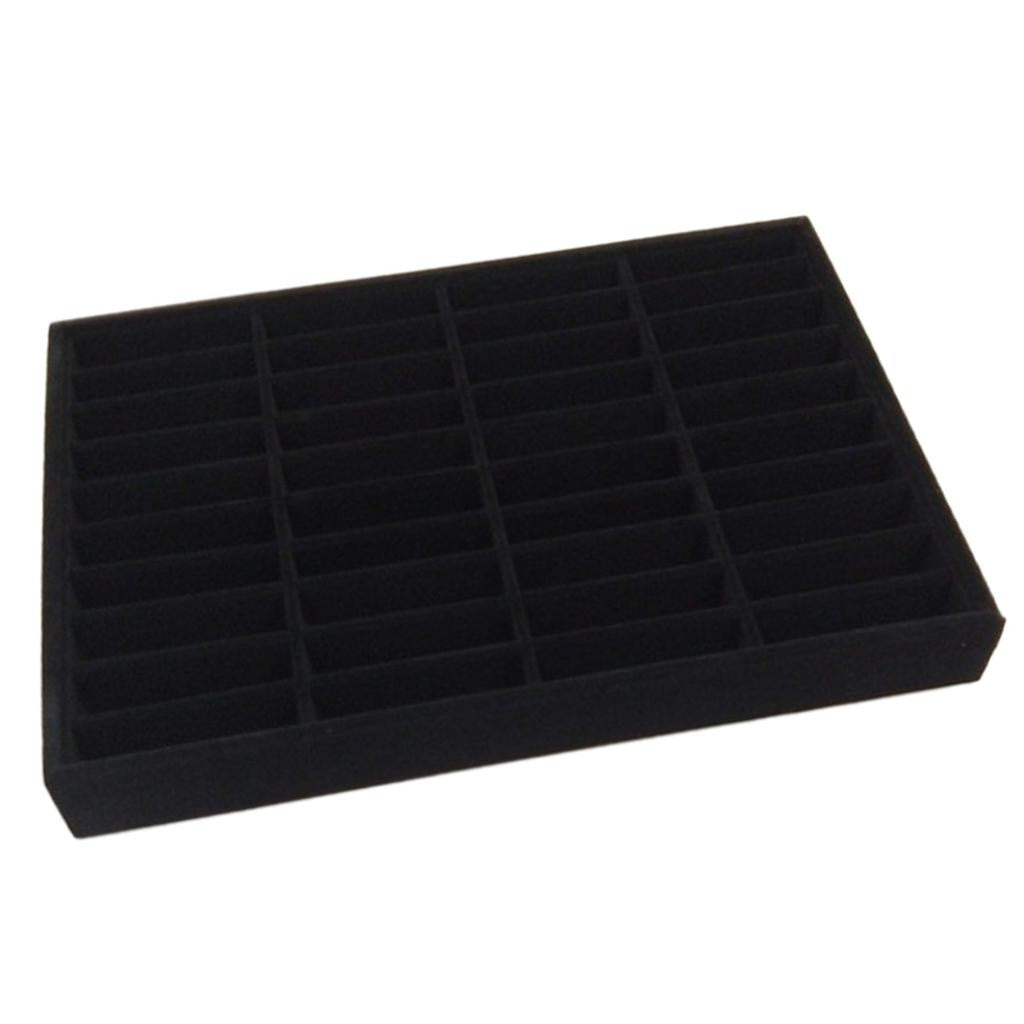 40 Slot Velvet Bangle Storage Display Box Bracelet Tray Organizer Jewelry Gift