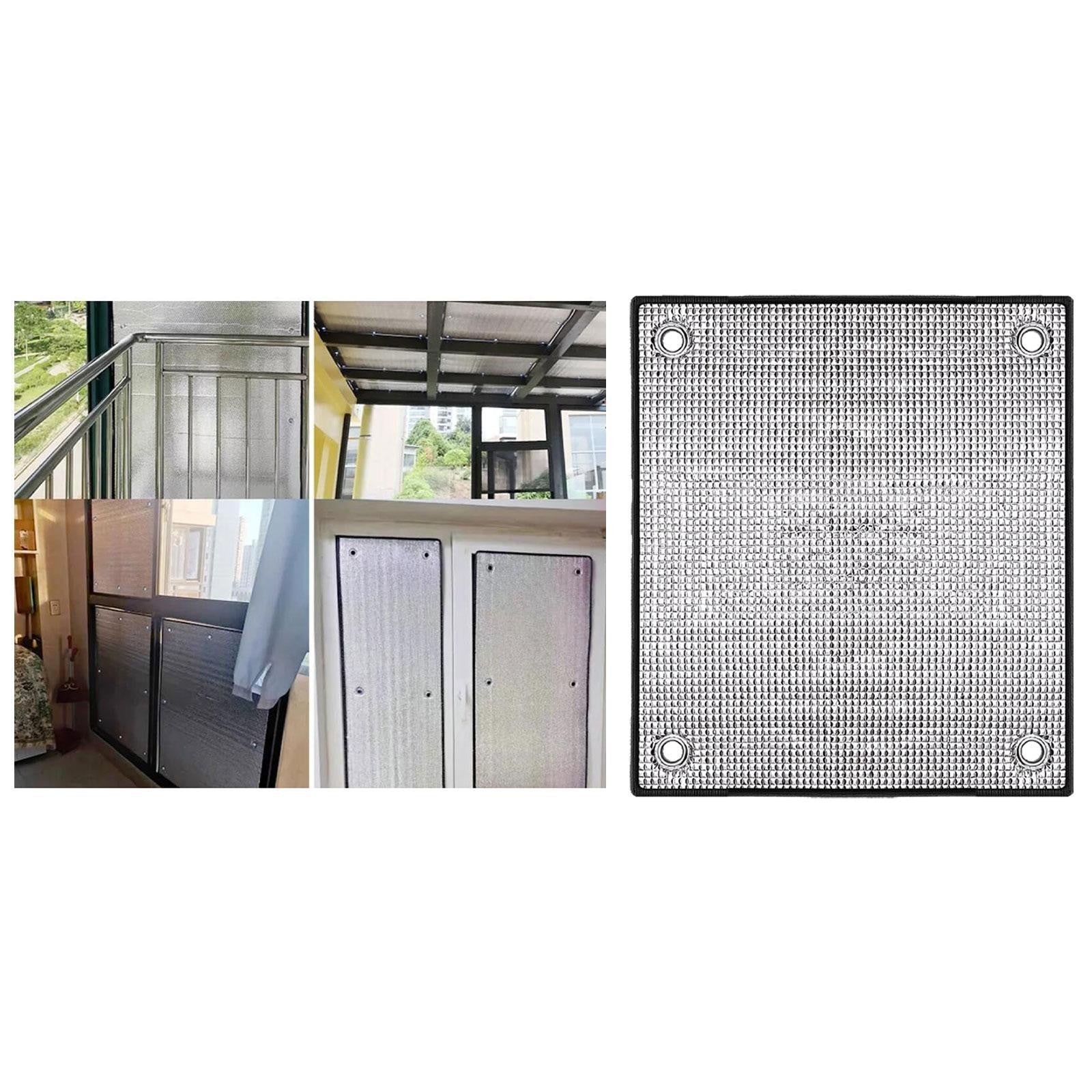 Blackout Window Film Aluminum Foil Insulation Film Heat Reflective Glass Privacy