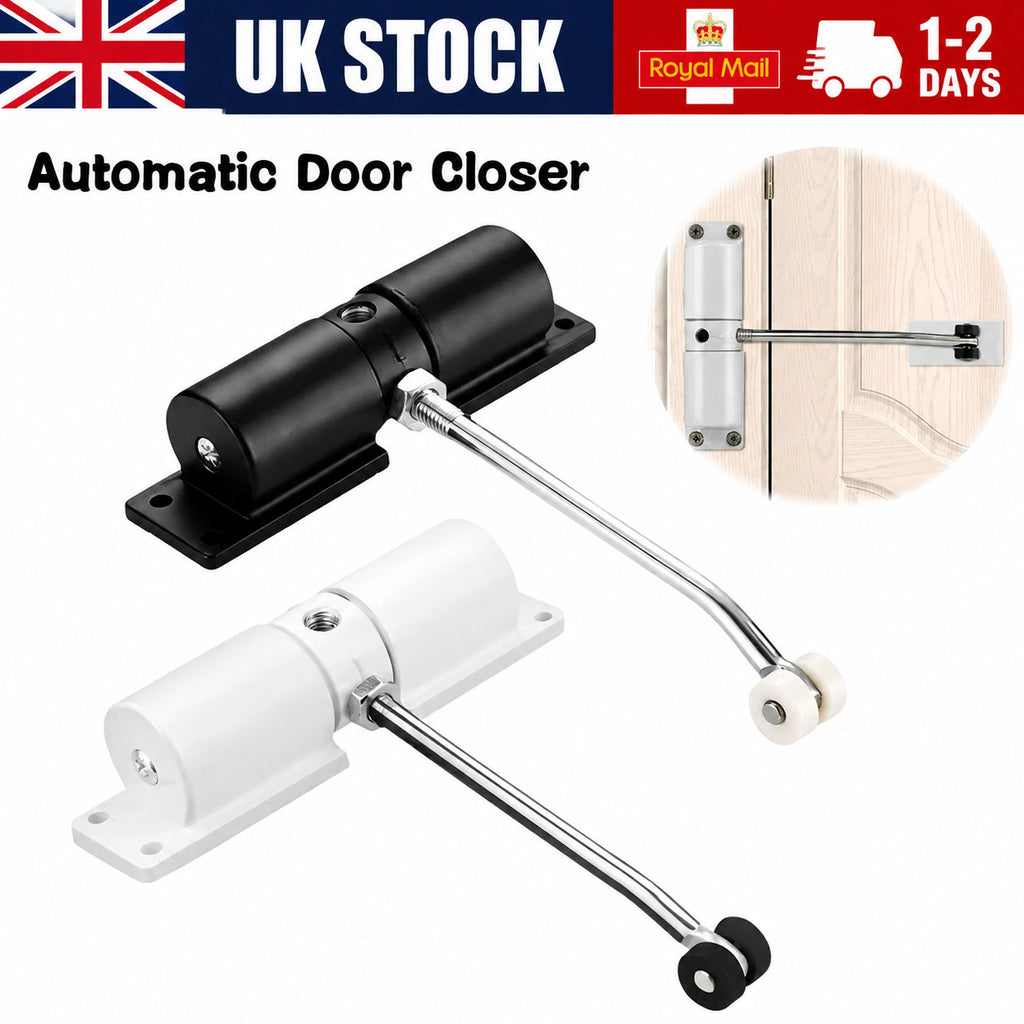 Heavy Duty Door Gate Closer Spring Fire Rated Outdoor Automatic Surface Mount UK