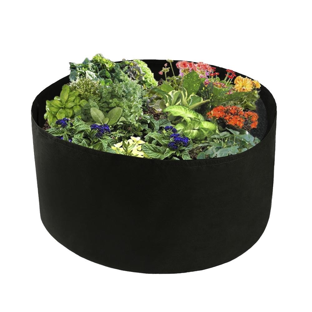 Large 100 Gallon Black Fabric Plant Bag